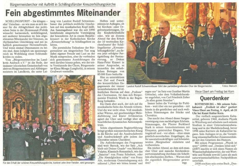 Frnkische Landeszeitung 05. April 2011