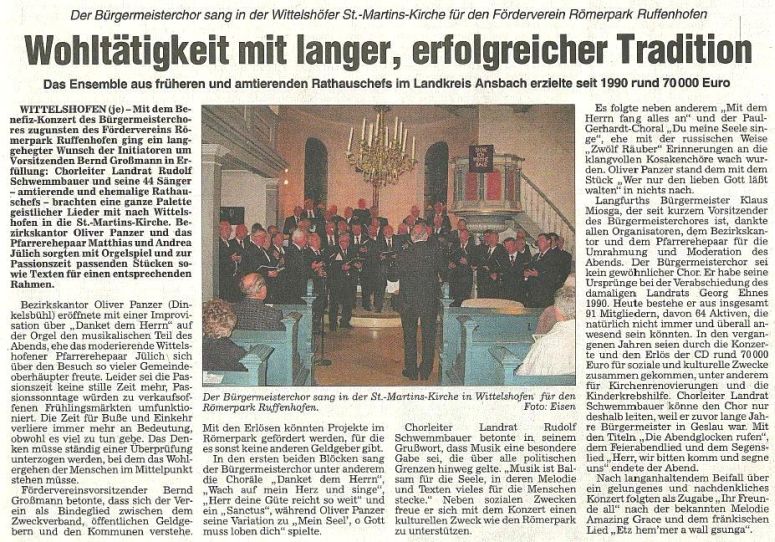 Frnkische Landeszeitung 13. April 2011