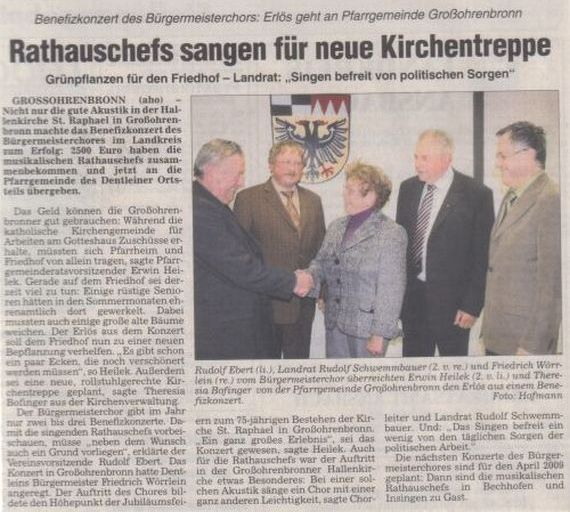 Frnkische Landeszeitung 03. Oktober 2008