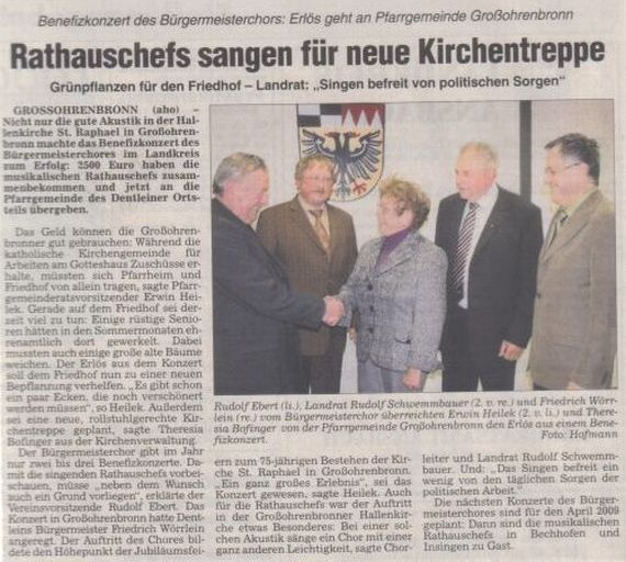 Frnkische Landeszeitung 03. Oktober 2008